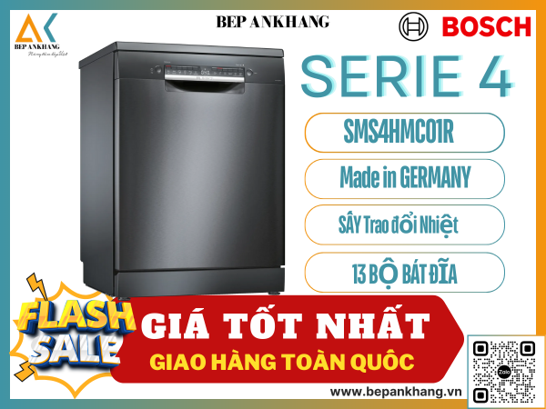 Máy Rữa Chén Bosch Serie 4 SMS4HMC01R